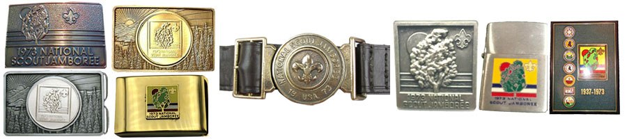 1973 boy scout jamboree souvenit items