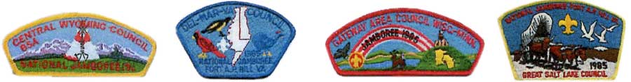 1985 bsa jamboree shoulder patches