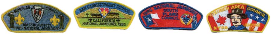1985 bsa jamboree shoulder patches