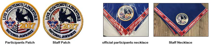 2017 BSA National Jamboree Patches