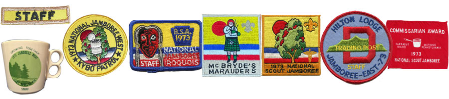 Pin's Vintage 1973 - Jamboree Scout & Permis De Pêche Parc Moraine (Pennsylvania)