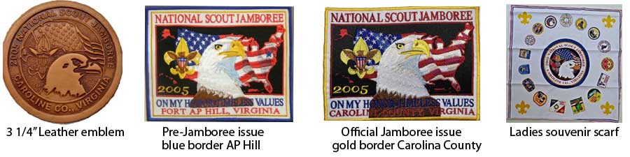 2005 boy scout national jamboree souvenirs