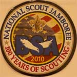 3 1/2in round 2010 jamboree patch